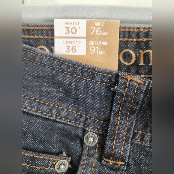 Prana BridgerJean Mens Pants Size 30x36 dark wash hiking travel outdoor casual - Picture 3 of 10